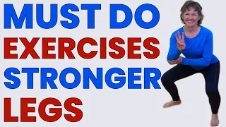 3 Leg Strengthening Exercises for Seniors & Beginners