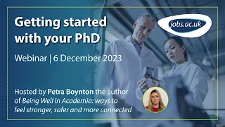 Getting started with your PhD | Webinar December 2023