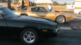 Chevrolet Camaro Vs. Pontiac Trans-Am Drag Race