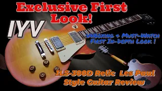 Unboxing and Review: IYV ILS-300D Relic Les Paul Style Guitar - Amazing Sound and Distressed Look!