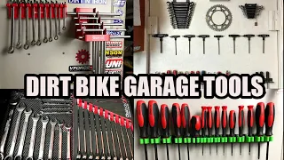 How to organize your DIRT BIKE garage - my shop setup