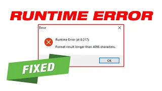 Fix Runtime Error 217 | Format Result Longer Than 4096 Characters | Google Book Downloader