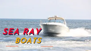 SEA RAY BOATS AT BOCA RATON INLET / SOUTH FLORIDA BOAT VIDEOS / CUSTOM YACHT SHIRTS