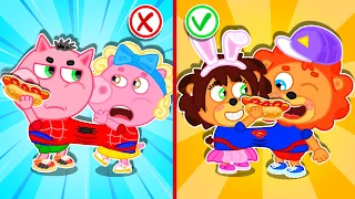 LionET | My Sister vs Your Sister | Cartoon for Kids