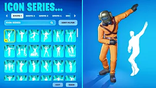 ALL ICON SERIES DANCE & EMOTES IN FORTNITE!