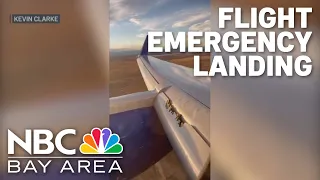 United flight out of SF makes emergency landing due to damaged wing