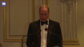 French choir sing Pharrell's 'Happy' to Prince William at dinner