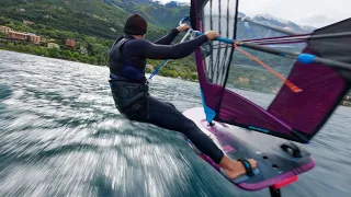 INSANE FPV SHOTS: Hydrofoil Windsurfing