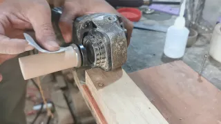 Make your own tool to smooth small, narrow curves in wood