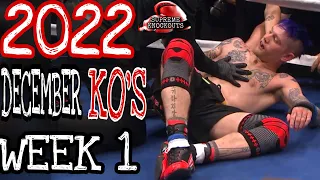 MMA & Boxing Knockouts I December 2022 Week 1