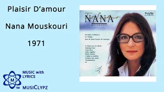 Plaisir D'amour - Nana Mouskouri 1971 HQ Lyrics MusiClypz