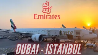 Trip Report | Dubai - Istanbul | Emirates Economy Class | Boeing B777-300ER