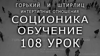 108 Соционика - обучающий курс. Занятие 108. Горький и Штирлиц. Полная противоположность.