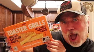 TRYING THESE TOASTER GRILLED CHEESE SANDWICHES!