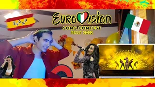 Chanel - SloMo - LIVE - Spain 🇪🇸 Grand Final - Eurovision 2022 - REACTION from México  🇲🇽 LEGENDARY