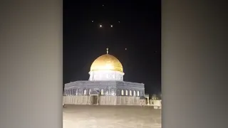 Raw video | Israel intercepts Iran attack drones over Al Aqsa