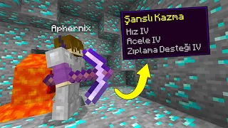 Minecraft Manhunt ama ÇOK GÜÇLÜ KAZMALARIM VAR