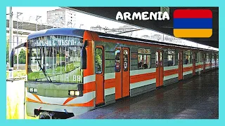 ARMENIA: Rare views of YEREVAN'S metro (subway or underground) #travel #armenia #subway