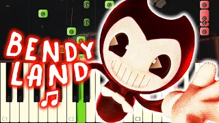 Bendy - Bendyland song [Piano Tutorial]