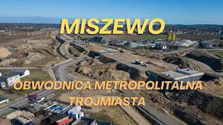 Obwodnica Metropolitalna Trójmiasta - Węzeł Miszewo 29.03.24 | 4K | dji mini 3 pro | cinematic