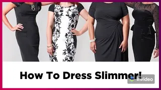 How To Dress Slimmer! Instantly Look Slimmer In Clothes!