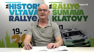 Program Rallye Šumava Klatovy a Historic Vltava Rallye 2024