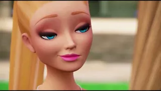 they might let Super sparkle do it! Barbie in princess power