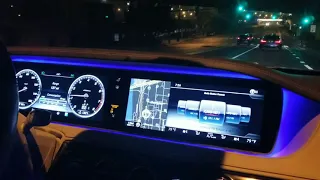 Mercedes Benz S-class 560 Night Drive