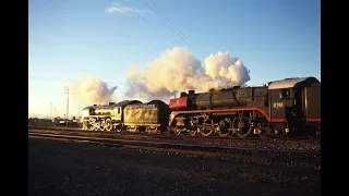 Steam Loco's 621 & R766 Double Head 1991 Tailem Bend+Callington