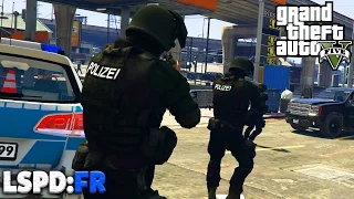 GTA 5 POLIZEI MOD - SEK / SWAT BANKÜBERFALL! - Deutsch - Grand Theft Auto V LSPDFR LIVE