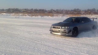 Nissan Skyline R34 TURBO SOUND!!!!!! Скайлайн Владивосток