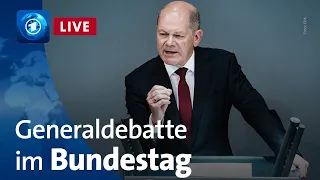 Generaldebatte im Bundestag: Schlagabtausch zwischen Regierung und Opposition