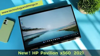 Hp Pavilion x360 2021 11th gen core i7 review Hindi | Hp pavilion x360 16GB Ram Core i7 | HP 2 in 1