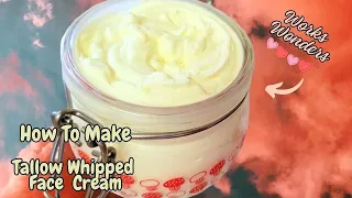 WHIPPED TALLOW Face Cream Just 3 Ingredients