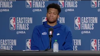 Giannis Antetokounmpo Abruptly Walks Out Of Game 6 Press Conference After Loss
