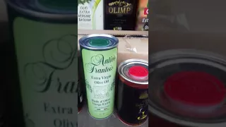 Обзор оливковое масло , какая идёт фасовка!