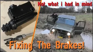 UAZ 469 - Fixing the Brakes and Testing them