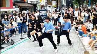 GDM DANCE BUSKING. BEAUTIFUL EXHILARATING PERFORMANCE. HONGDAE STREET.