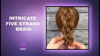 "INTRICATE FIVE STRAND" BRAID - HAIR TUTORIAL (DIY Series)