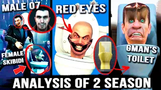 SKIBIDI TOILET 5-8 ALL SECRET CHARACTERS - Analysis & Theory (Season 2 All Secrets & Easter Eggs)