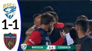 Andrea Meroni Goal / Brescia vs Cosenza, 1-1 / All Goals and Extended Highlights.