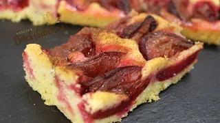 Beste Pflaumenkuchen -super lecker - Blechkuchen/Backrezepte/Pflaumenkuchenrezept