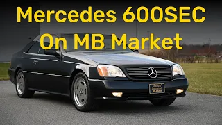 1993 Mercedes-Benz 600SEC on MB Market auction