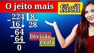 O jeito mais fácil de fazer contas de dividir - Aula de Matemática.