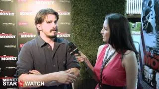 Jason Ritter red carpet interview at "For the Love of Money" premiere