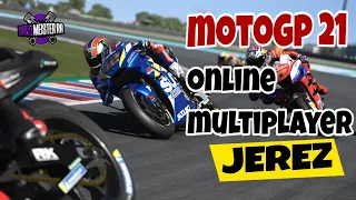 MotoGP 21 Online Multiplayer Jerez  | Battle For Podium Spot.