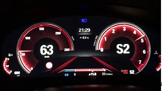 BMW 540i xDrive 2019 340 PS (340 HP) 0-100 Km/h M-Sport BMW M acceleration B58 Engine