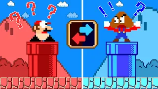 What If Super Mario and Goomba but Swap Places With Rainbow Magic? | Game Animation