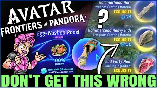 Avatar Frontiers of Pandora - FAST Resource Farm & Weapon Armor Upgrades - Crafting & Cooking Guide!