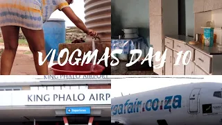 Vlogmas Day 10: Rural Living eDutywa, Eastern Cape | Making breakfast + Doing Washing and Travelling